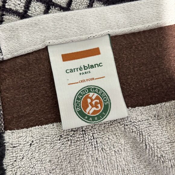 Roland Garros Paris 2009 Full Beach Towel Carre Blanc French Tennis Player Sport - Picture 5 of 9